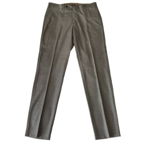 Incotex Classic Fit Grey Trousers, 34 - Picture 1 of 5